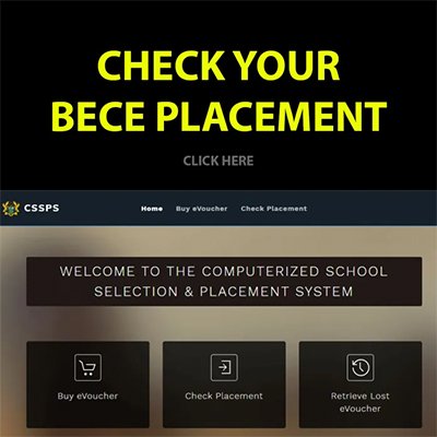 BECE Placement Results